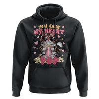 Funny Valentine's Day Hoodie You Make My Heart Pop Cute Cat Popcorn