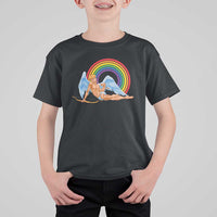 Funny Valentine's Day LGBT Cupid T Shirt For Kid