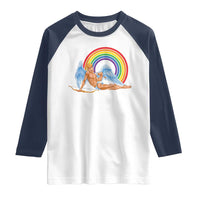 Funny Valentine's Day LGBT Cupid Raglan Shirt