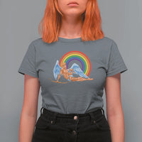 Funny Valentine's Day LGBT Cupid T Shirt For Women
