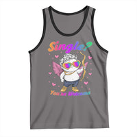 Funny Single You're Welcome Tank Top Rainbow LGBT Cupid
