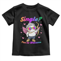 Funny Single You're Welcome Toddler T Shirt Rainbow LGBT Cupid