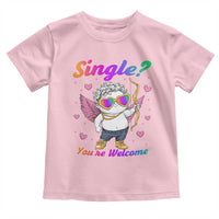 Funny Single You're Welcome Toddler T Shirt Rainbow LGBT Cupid