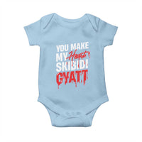Funny Meme Valentine's Day Baby Onesie You Make My Heart Skibidi Gyatt