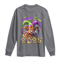 Mardi Gras 2025 Long Sleeve Shirt Cow Jester Outfit