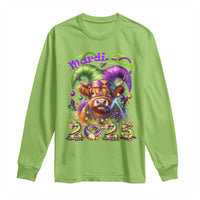 Mardi Gras 2025 Long Sleeve Shirt Cow Jester Outfit