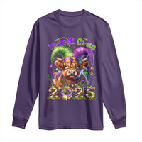 Mardi Gras 2025 Long Sleeve Shirt Cow Jester Outfit