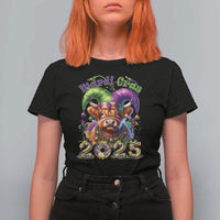 Mardi Gras 2025 T Shirt For Women Cow Jester Outfit