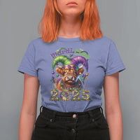 Mardi Gras 2025 T Shirt For Women Cow Jester Outfit