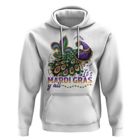 Mardi Gras Hoodie Its Mardi Gras Y'all Peacock Costume