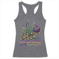 Mardi Gras Racerback Tank Top Its Mardi Gras Y'all Peacock Costume