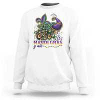Mardi Gras Sweatshirt Its Mardi Gras Y'all Peacock Costume