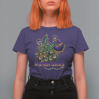 Mardi Gras T Shirt For Women Its Mardi Gras Y'all Peacock Costume