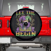Mardi Gras Spare Tire Cover Let The Shenanigans Begin Skeleton Jester Costume