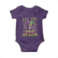 Mardi Gras Baby Onesie Let The Shenanigans Begin Skeleton Jester Costume