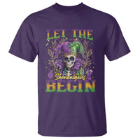 Mardi Gras T Shirt Let The Shenanigans Begin Skeleton Jester Costume