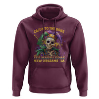 Louisiana Mardi Gras Hoodie Cajun To The Bone Skeleton Jester Costume