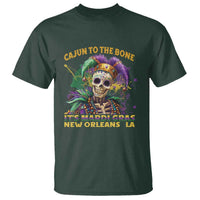 Louisiana Mardi Gras T Shirt Cajun To The Bone Skeleton Jester Costume