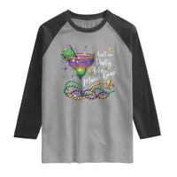 Ain't No Party Like Mardi Gras Raglan Shirt Fat Tuesday Louisiana Drinking Team