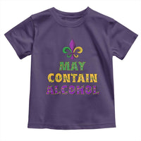 Funny Mardi Gras Party Toddler T Shirt May Contain Alcohol Drinking Team