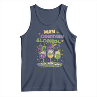 Funny Mardi Gras Drinking Team Tank Top May Contain Alcohol Fat Tuesday Party