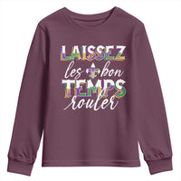 Mardi Gras Youth Sweatshirt Laissez Les Bon Temps Rouler