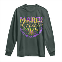 Mardi Gras 2025 Long Sleeve Shirt Laissez Les Bon Temps Rouler
