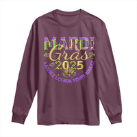 Mardi Gras 2025 Long Sleeve Shirt Laissez Les Bon Temps Rouler