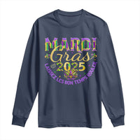 Mardi Gras 2025 Long Sleeve Shirt Laissez Les Bon Temps Rouler