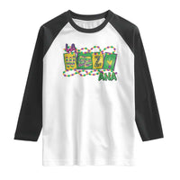 Mardi Gras La Weezy Ana Raglan Shirt