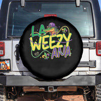 Mardi Gras Spare Tire Cover La Weezy Ana Hip Hop Aligator Louisiana