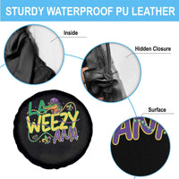 Mardi Gras Spare Tire Cover La Weezy Ana Hip Hop Aligator Louisiana