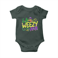 Mardi Gras Baby Onesie La Weezy Ana Hip Hop Aligator Louisiana