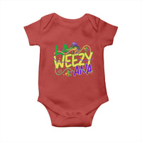 Mardi Gras Baby Onesie La Weezy Ana Hip Hop Aligator Louisiana