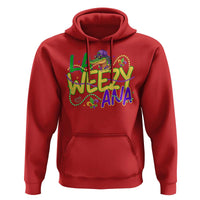 Mardi Gras Hoodie La Weezy Ana Hip Hop Aligator Louisiana