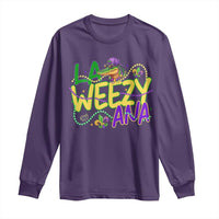 Mardi Gras Long Sleeve Shirt La Weezy Ana Hip Hop Aligator Louisiana