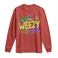 Mardi Gras Long Sleeve Shirt La Weezy Ana Hip Hop Aligator Louisiana