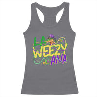 Mardi Gras Racerback Tank Top La Weezy Ana Hip Hop Aligator Louisiana