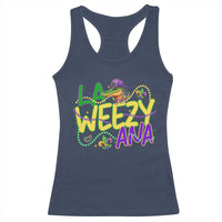 Mardi Gras Racerback Tank Top La Weezy Ana Hip Hop Aligator Louisiana