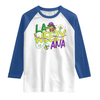 Mardi Gras Raglan Shirt La Weezy Ana Hip Hop Aligator Louisiana