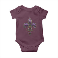 Louisiana Aesthetic Fleur De Lis Baby Onesie