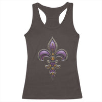 Louisiana Aesthetic Fleur De Lis Racerback Tank Top