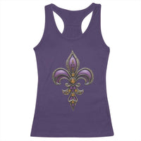 Louisiana Aesthetic Fleur De Lis Racerback Tank Top