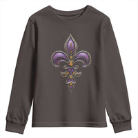 Louisiana Aesthetic Fleur De Lis Youth Sweatshirt