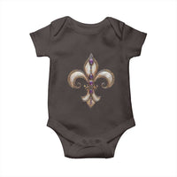 Aesthetic Fleur De Lis Baby Onesie