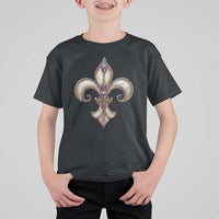 Aesthetic Fleur De Lis T Shirt For Kid