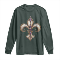Aesthetic Fleur De Lis Long Sleeve Shirt