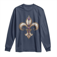 Aesthetic Fleur De Lis Long Sleeve Shirt