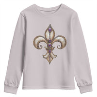 Aesthetic Fleur De Lis Youth Sweatshirt