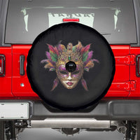 Jeweled Mask Louisiana Mardi Gras Spare Tire Cover